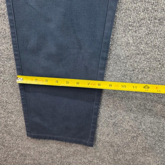 Peter Millar Mens Navy Blue 5-Pocket Canvas Pants MF18B86 Size 34 - Picture 9 of 13